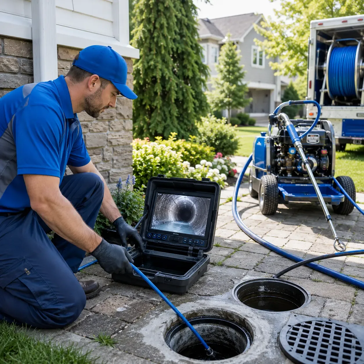 Outdoor drain cleaning professionals serving Naper, NE